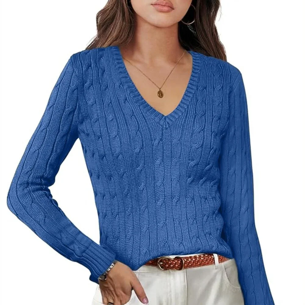 J. Crew 100% Linen V Neck Sweater (size XS)